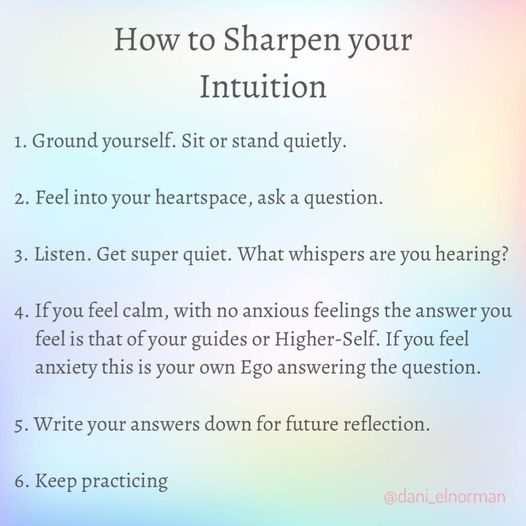How to Sharpen Your Intuition